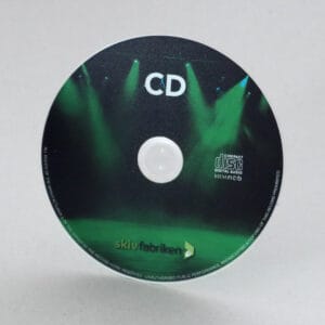 CD skiva i plastficka